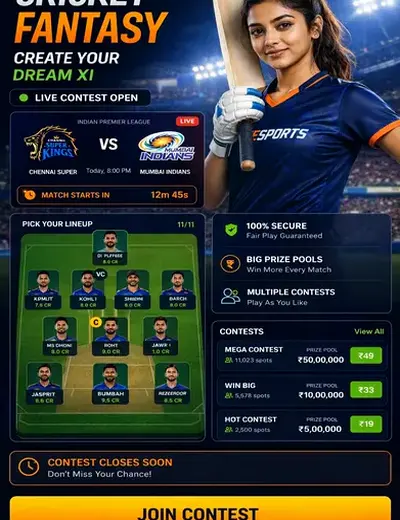 Drem (drem apk) fantasy cricket & matchday visual 3